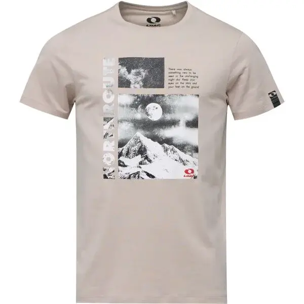 LOAP BOMTEN Pánské tričko, šedá, velikost