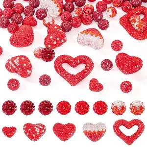 Polymer Clay Pave Good Quality Rhinestone Beads