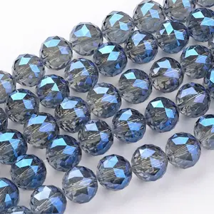 Electroplate Glass Bead Strands