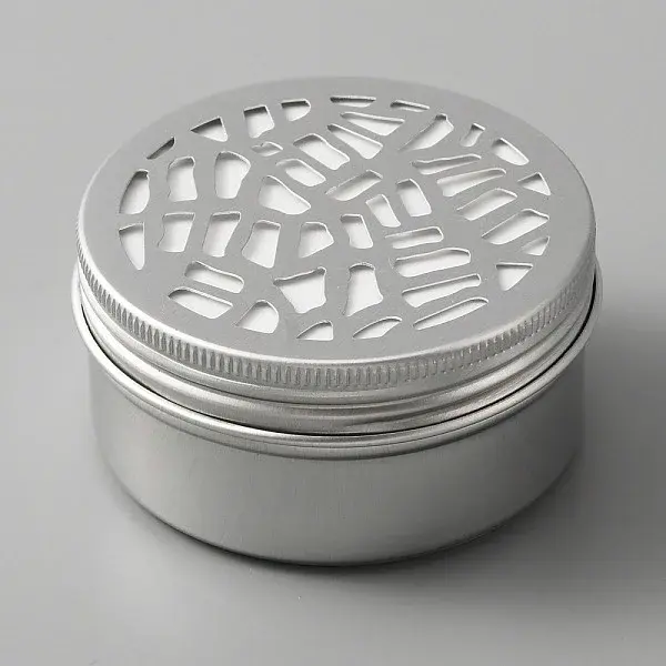 Aluminium Shallow Round Candle Tins