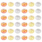 150Pcs Opaque Resin European Beads