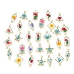 Alloy Epoxy Resin Connector Charms