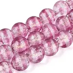 Handmade Foil Glass Beads Strands