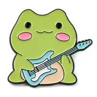 Cartoon Frog Enamel Pins