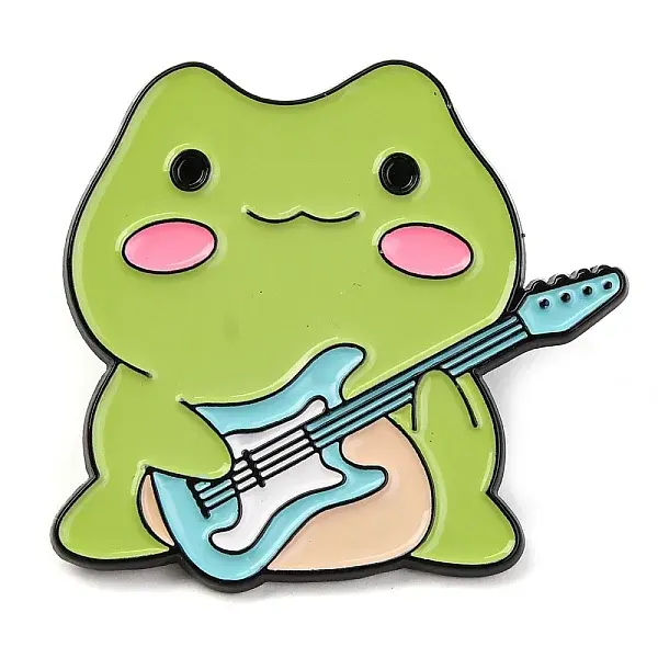 Cartoon Frog Enamel Pins