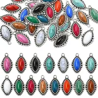 30Pcs 15 Styles Zinc Alloy Pendants