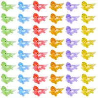60Pcs 6 Colors Luminous Resin Lizard Figurines