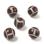 Sport Printing Opaque Acrylic Beads