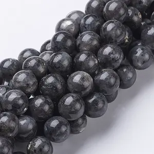 Natural Larvikite Beads Strands