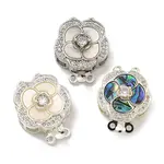 Brass Micro Pave Cubic Zirconia Box Clasps