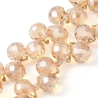 Electroplate Glass Beads Strands