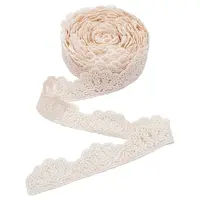 5 Yards Shell Shaped Cotton Hollow Flower Lace Trim