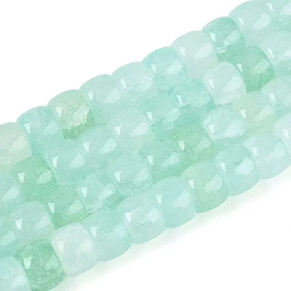 Baking Painted Crackle Glass Beads Strands