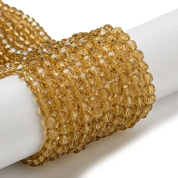 Transparent Glass Beads Strands