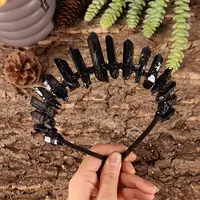 Natural Quartzl Crystal Hair Bands