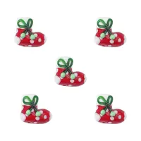 Christmas Themed Handmade Lampwork Beads