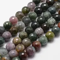 Natural Indian Agate Beads Strands