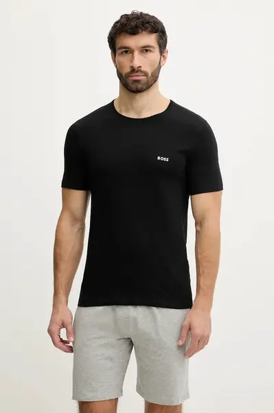 Bavlněné tričko BOSS TShirtRN 3P Classic 3-pack