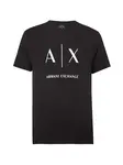 ARMANI EXCHANGE Tričko  čierna / biela