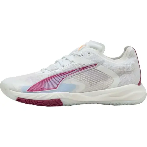 Puma ACCELERATE NITRO SQD W+ 4 Dámska obuv na hádzanú, biela, veľkosť 38.5