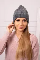 Dámská čepice Kalina K362 tmavě šedá