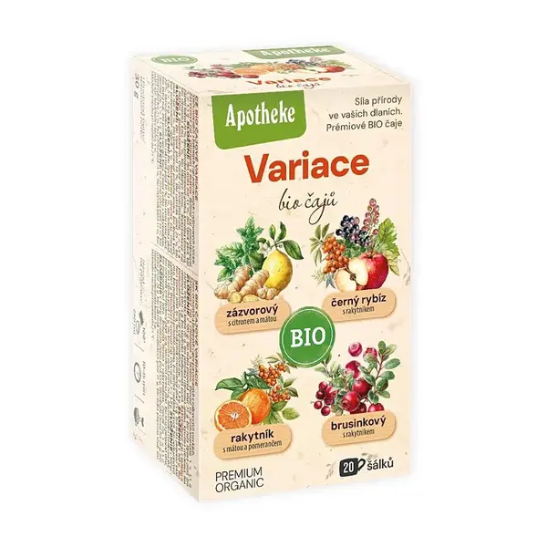 APOTHEKE Variácie čajov BIO 20 sáčkov