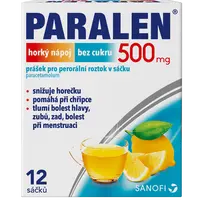 PARALEN ® Horký nápoj bez cukru citrón sáčky 12 ks