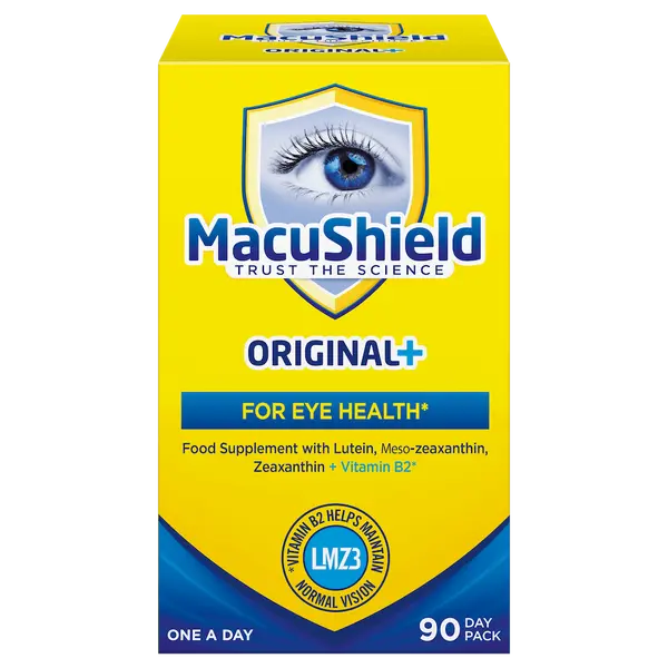 MACUSHIELD Original+ s vitamínem B2 90 kapslí
