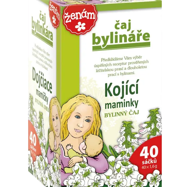 ČAJ BYLINÁŘE Kojící matky 40 x 1.6 g