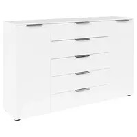 Rauch Möbel KOMODA, bílá, barvy chromu, 160/100/42 cm