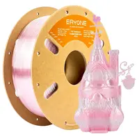 ERYONE High Speed Translucent Gradient Multi-Color PETG Filament 1kg - Light Pink & Transparent