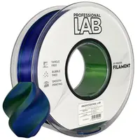 Professional Lab FG-P104-E1, 3D filament, PLA Silk, Tri Color, Blue, Green, Purple, 1kg, 1,75mm