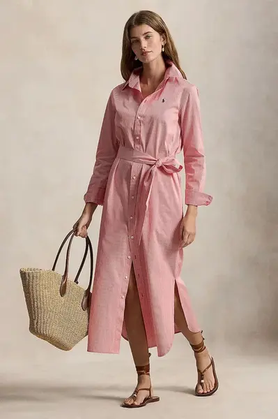 Bavlněné šaty Polo Ralph Lauren