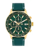 Rhodenwald & Söhne Analógové hodinky  zlatá žltá / zelená