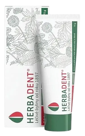 HERBADENT Bylinná zubní pasta s fluorem 75 g
