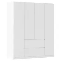 Rauch Möbel ŠATNÍ SKŘÍŇ S OTOČNÝMI DVEŘMI, bílá, 181/210/54 cm