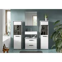 MID.YOU KOUPELNA vysoce lesklá bílá