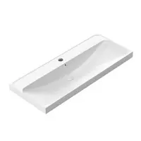 Nábytkové umývadlo SAT Brevis 121x47,5 cm otvor pre batériu uprostred SATBRE12046