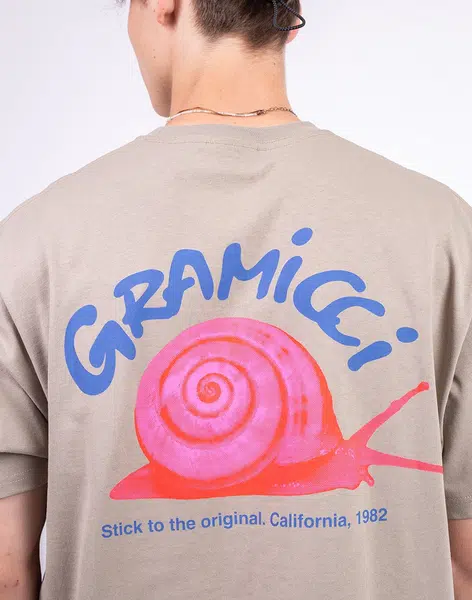 Tričko Gramicci Snail Tee KHAKI