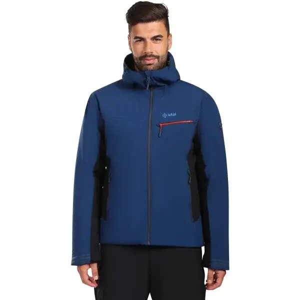 KILPI FLIP Pánska lyžiarska bunda, tmavo modrá, veľkosť