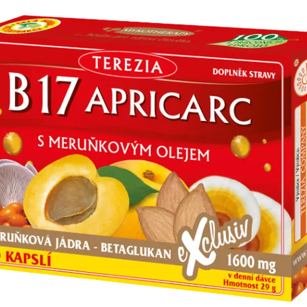 TEREZIA B17 APRICARC s meruňkovým olejem 60 kapslí