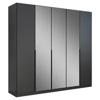 Rauch Möbel ŠATNÍ SKŘÍŇ S OTOČNÝMI DVEŘMI, šedá, 226/210/54 cm