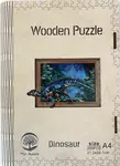 Dřevěné puzzle/Dinosaurus A4