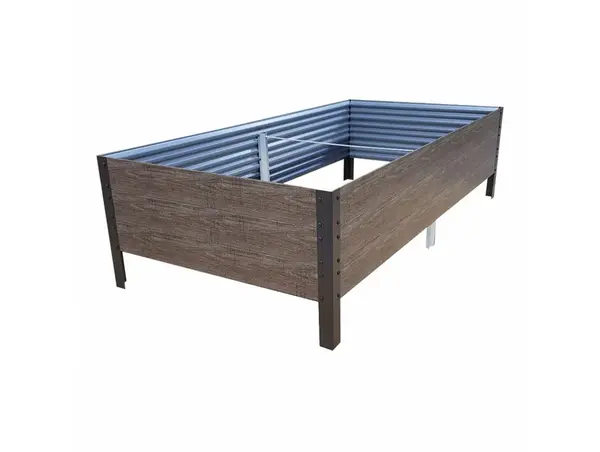 Vyvýšený záhon Kompozit, 75 x 150 x 30 cm, hnedá GU100003110