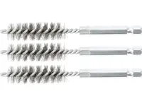 Sady kartáčů na vrtačku, různé průměry, ocelové, 3 ks - BGS technic Velikost: 13 mm