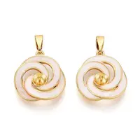 Brass and Enamel Peg Bails