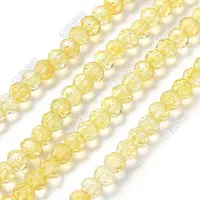 Crack Glass Beads Strands