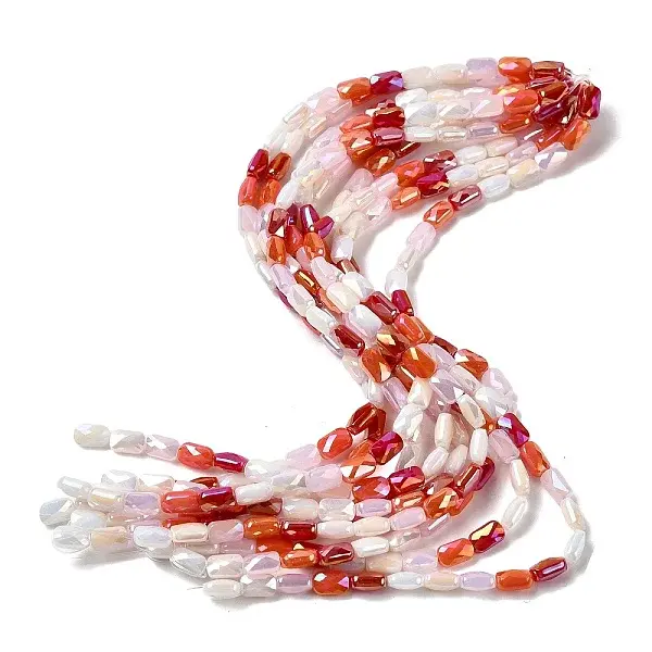 Electroplate Glass Beads Strands