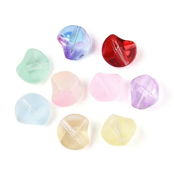 Baking Paint Transparent Glass Beads