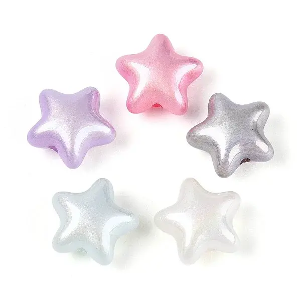 UV Plating Opaque Acrylic Beads